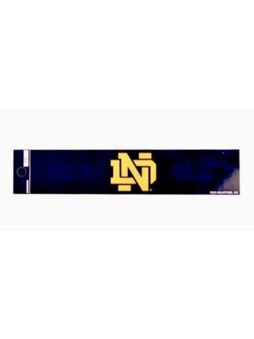 Notre Dame Fighting Irish Bumper Sticker Vintage NCAA 10X2